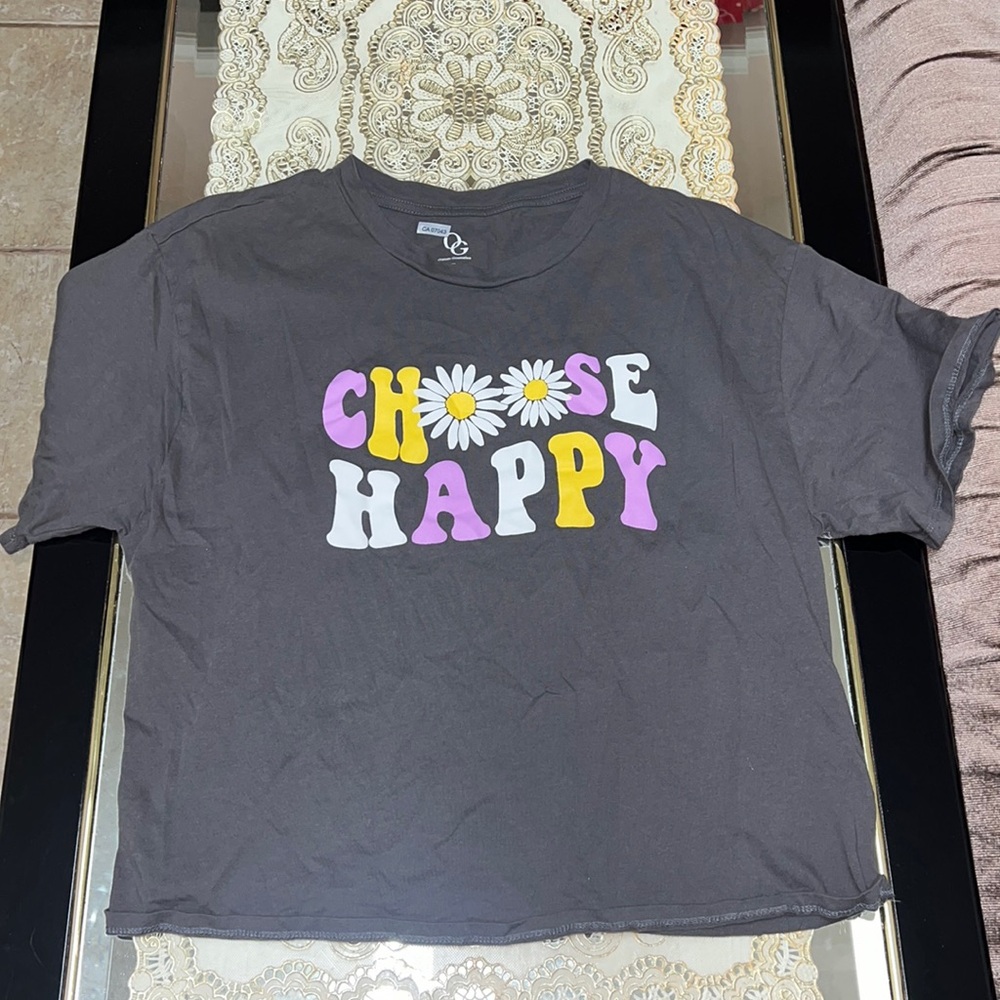 Organic Generation dark grey graphic t-shirt